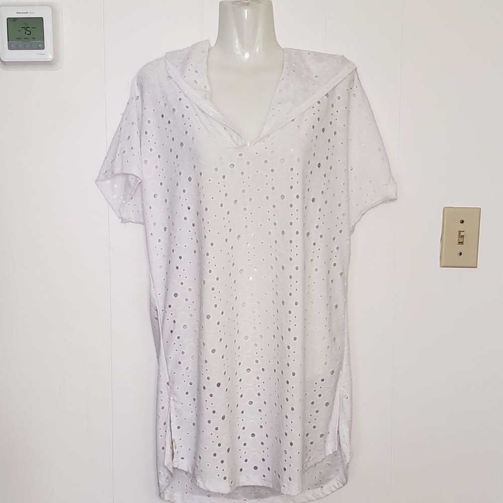 NWT SWIMSUIT COVER-UP HOODIE SIZE M
